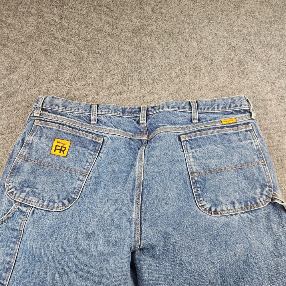 Wrangler Riggs Workwear FR Flame Resistant Carpenter Jeans Blue 42x36‎ FR3W020